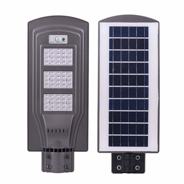 60W IP65 Waterproof Radar Sensor + Light Control Solar Power Street Light