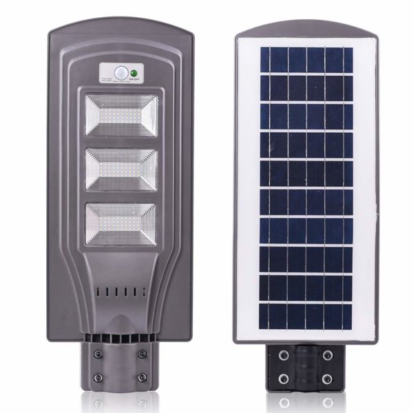 60W IP65 Waterproof Radar Sensor + Light Control Solar Power Street Light